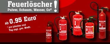 Feuerl&ouml;scher Verleih und Vermietung!